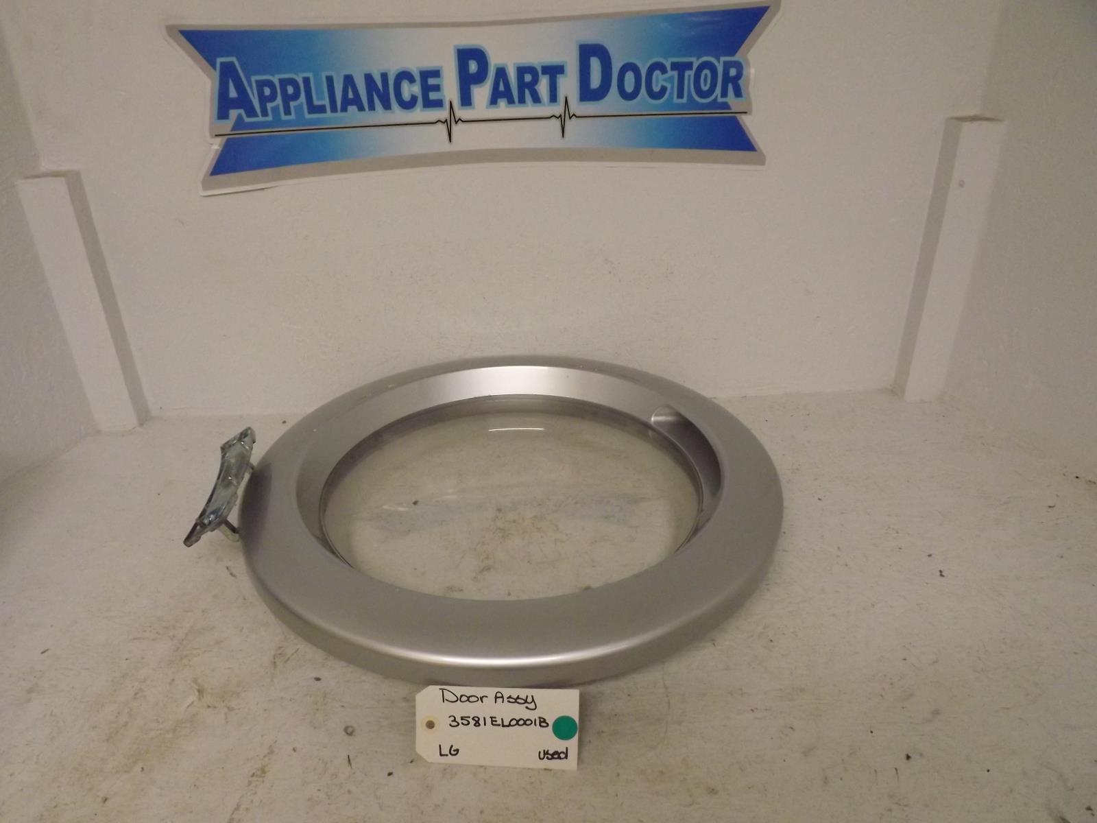 LG Dryer 3581EL0001B Door Assy Used LG Dryer 3581EL0001B Door Assy Used